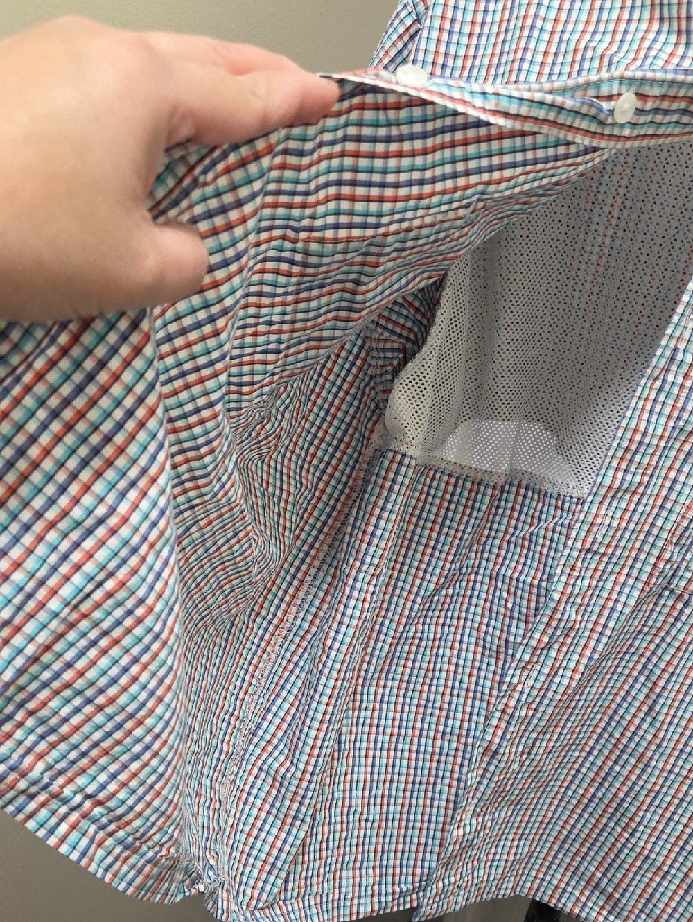 Columbia PFG Omni-Shield Plaid Fishing Shirt Long Sleeve Button-Up Outdoor - Picture 9 of 12